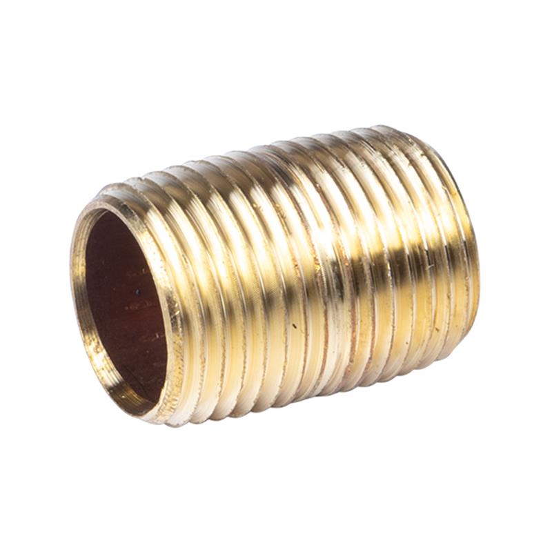 1/2" x Close Lead Free Brass Nipple