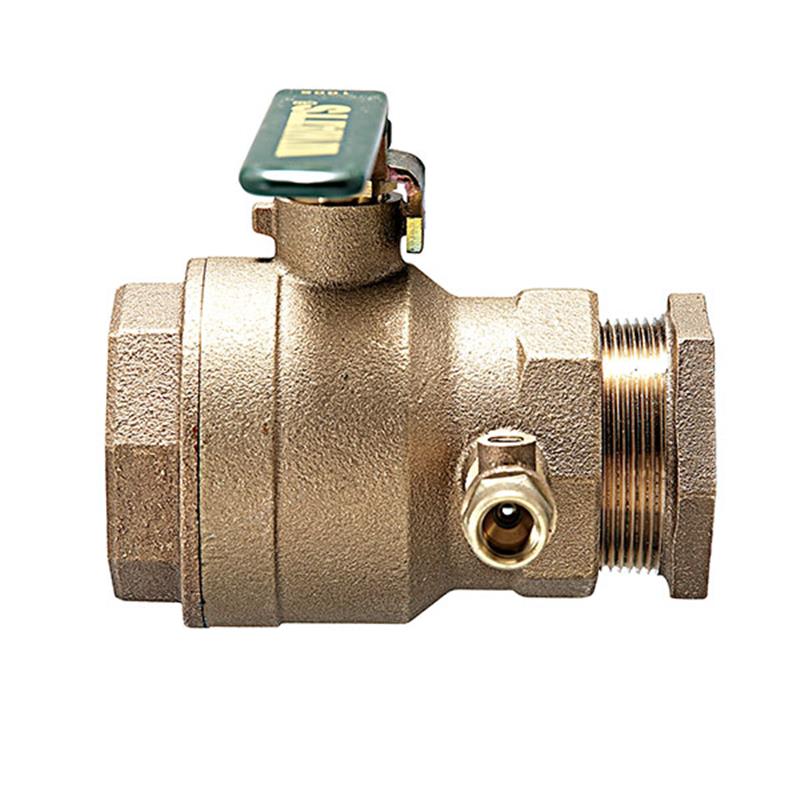 Watts FBV-TC 2" IPS Ball Valve QT Tapped For Test Cock