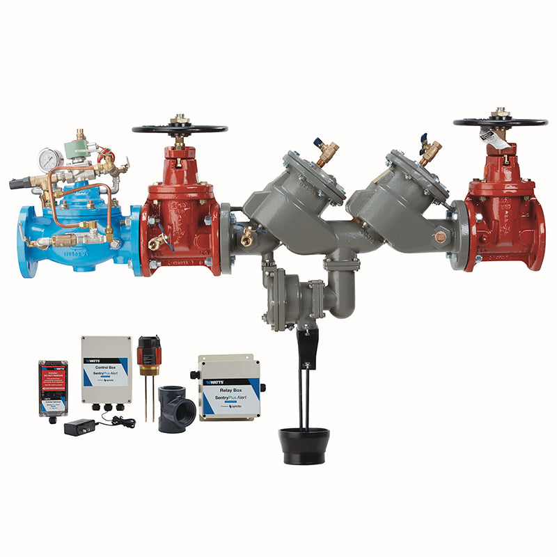 Febco® 3" LF860-DNRS-FP Reduced Pressure Zone Assembly, Lead-Free, NRS Shutoffs, SS RV Seat, SentryPlus Alert Flood Prevention System and Auto Shutoff ACV, ArmorTek Coating