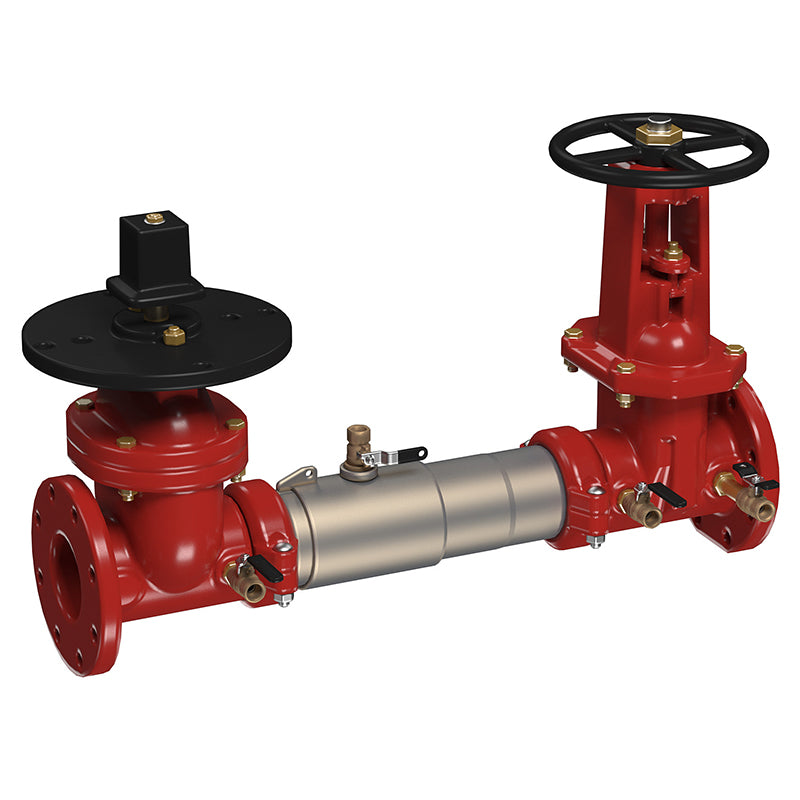 Ames® 8" C200-PIVXOSY Colt Double Check Valve Assembly, Post Indicator Valve x OSY Shutoff Valve, Tri-Link Checks