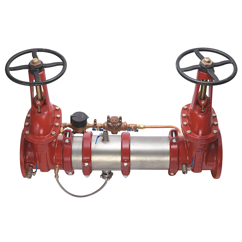 Ames® 8" M500-DOSY-C Maxim Reduced Pressure Detector Assembly, Domestic OSY Shutoff Valves, Link Check Modules, Cubic Feet Meter