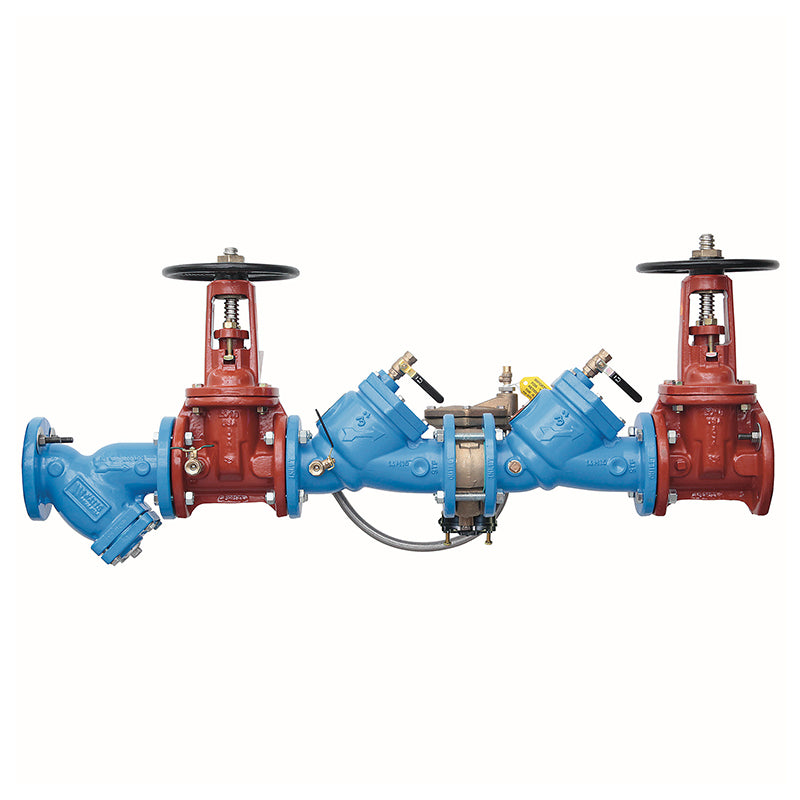 Watts® 2 1/2" LF909-OSY-S-FDA-FS Reduced Pressure Zone Assembly, Lead-Free, ArmorTek Coating, OSY Shutoff Valves, FDA Epoxy Coated Strainer, Flood Sensor