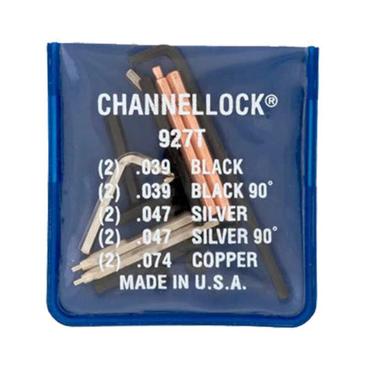 Channellock® 927T 5 Piece Retaining Universal Ring Tip Kit, 1/Each