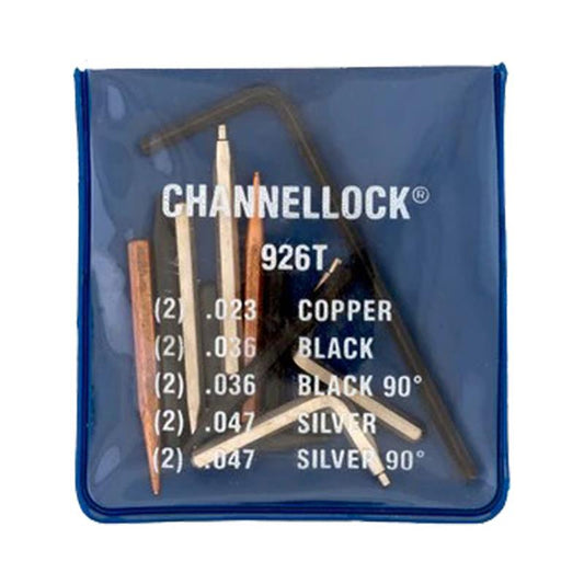 Channellock® 926T 5 Piece Retaining Universal Ring Tip Kit, 1/Each
