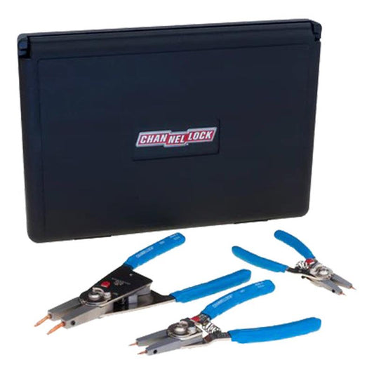 Channellock® RT-3 3 Piece Convertible Retaining Ring Pliers, 1/Each