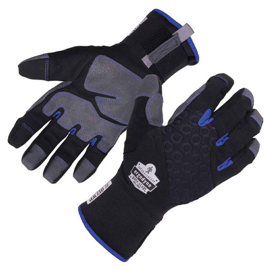 Ergodyne® ProFlex® 817WP Reinforced Thermal Waterproof Winter Gloves, X-Large, Black, 1/Pair