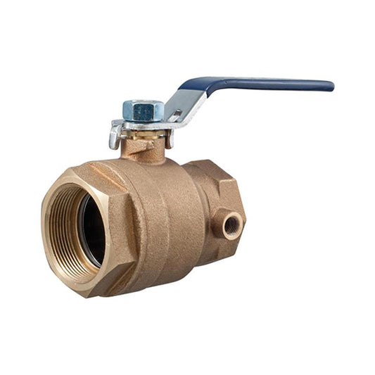 Febco LF622FT 1 1/2" IPS Ball Valve QT Tapped For Test Cock