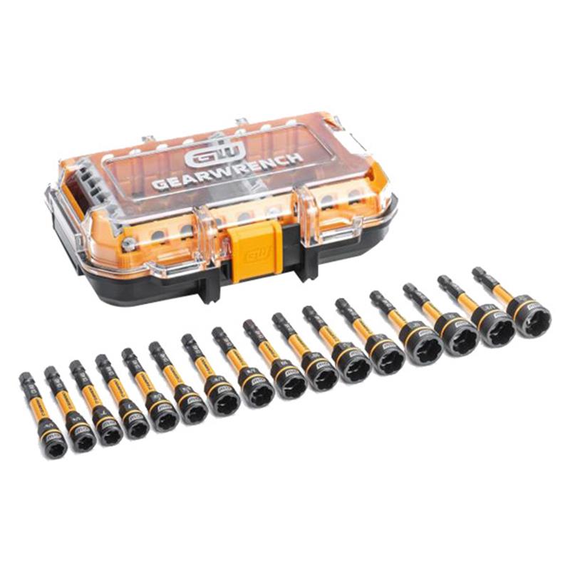 GearWrench® 16-Piece Bolt Biter™ Nut Extractor & Driver Set, 1/Each