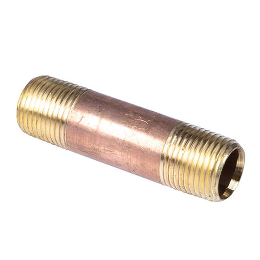 1/2" x 3" Lead Free Brass Nipple