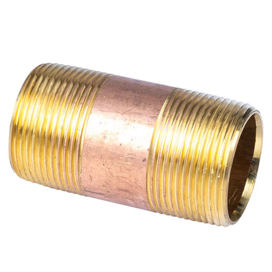 1 1/4" x 3" Lead Free Brass Nipple