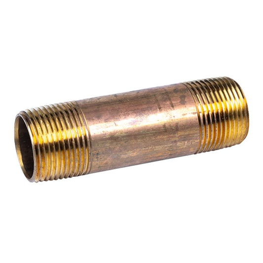 1" x 4" Lead Free Brass Nipple