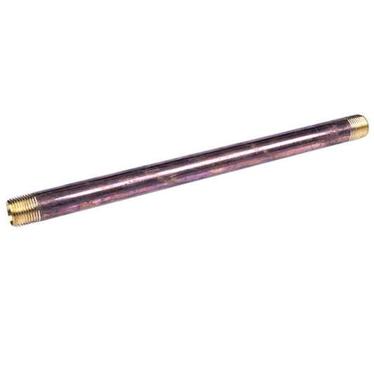 1/2" x 12" Lead Free Brass Nipple