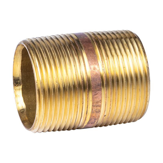 1 1/4" x 2" Lead Free Brass Nipple