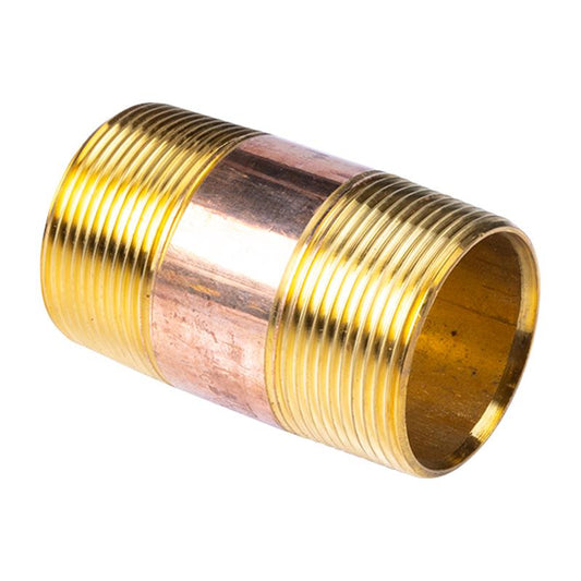 1 1/2" x 3" Lead Free Brass Nipple