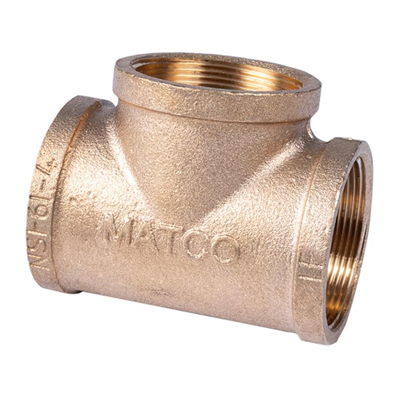 1 1/2" Lead Free Brass Tee