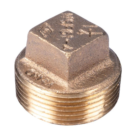 1 1/4" Lead Free Brass Plug