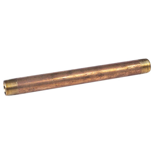 3/4" x 10" Lead Free Brass Nipple