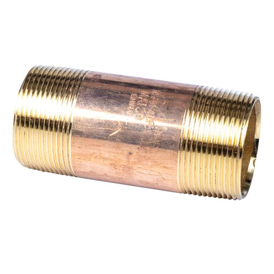 1 1/2" x 4" Lead Free Brass Nipple