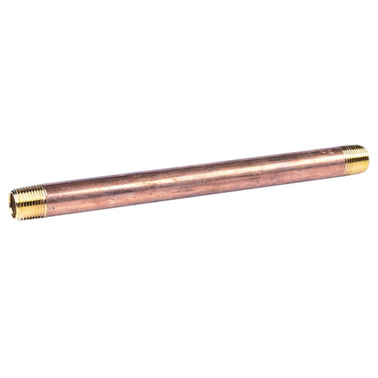 1/2" x 10" Lead Free Brass Nipple