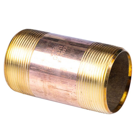 2" x 4" Lead Free Brass Nipple