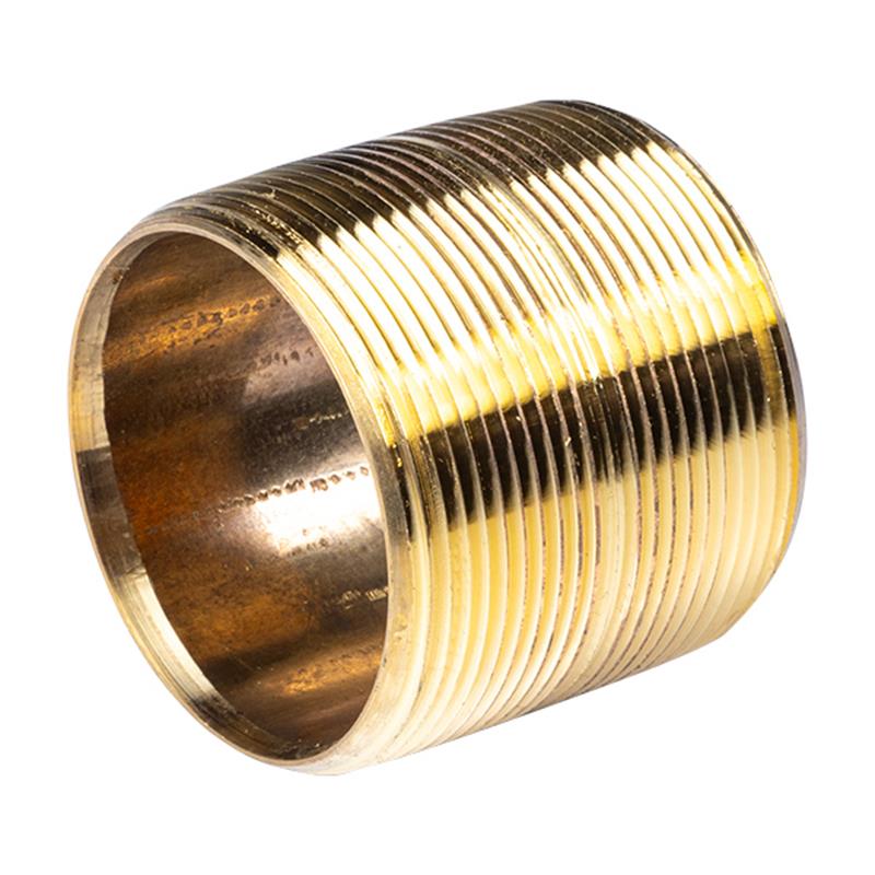 2" x Close Lead Free Brass Nipple