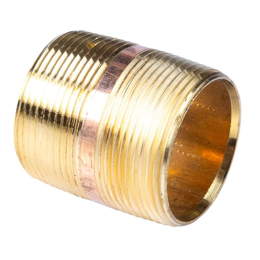 1 1/2" x 2" Lead Free Brass Nipple