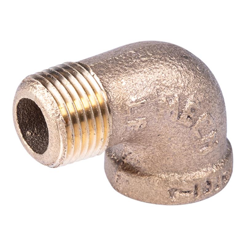 1/2" Lead Free 90 Degree Brass Street Elbow