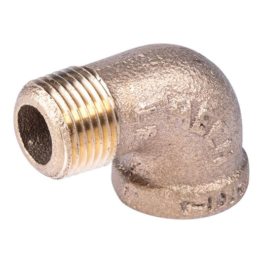 1/2" Lead Free 90 Degree Brass Street Elbow