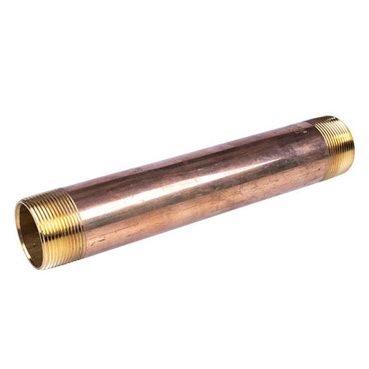 1 1/2" x 10" Lead Free Brass Nipple