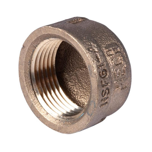 1" Lead Free Brass Cap