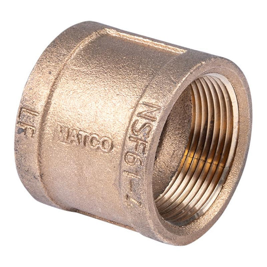 1 1/2" Lead Free Brass Coupling