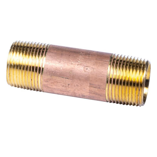1" x 3" Lead Free Brass Nipple