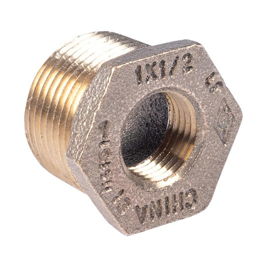 1" x 1/2" Lead Free Brass Bushing
