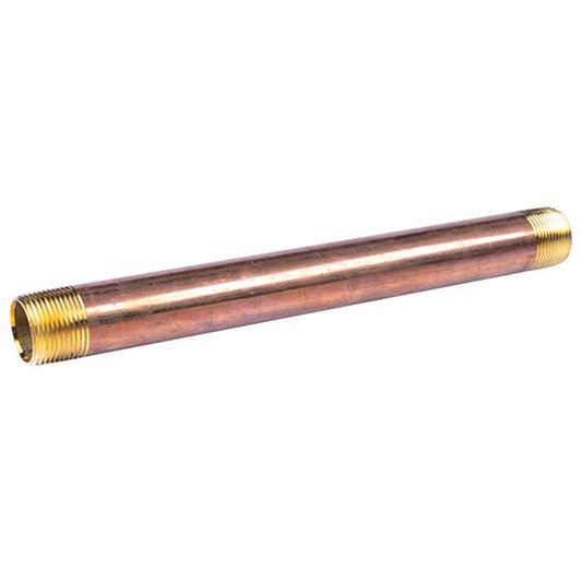 1" x 12" Lead Free Brass Nipple