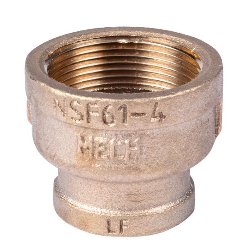 1 1/4" x 1" Lead Free Brass Bushing