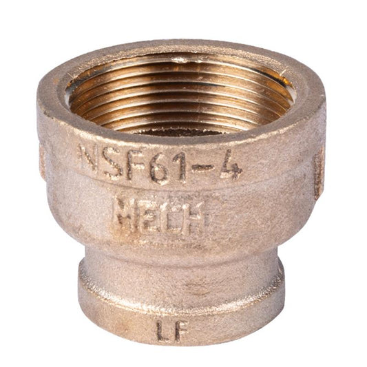 1 1/4" x 1" Lead Free Brass Bushing