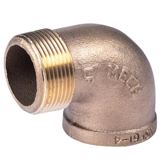 1 1/4" Lead Free 90 Degree Brass Street Elbow