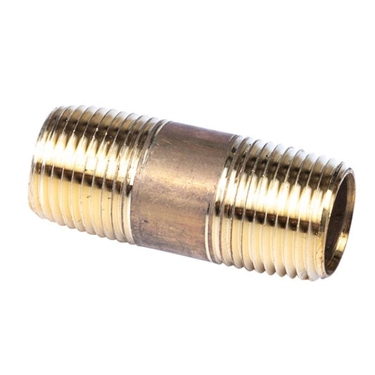1/2" x 2" Lead Free Brass Nipple