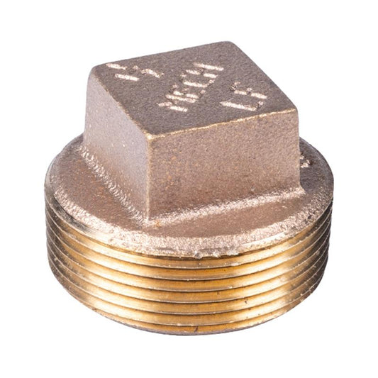 1 1/2" Lead Free Brass Plug