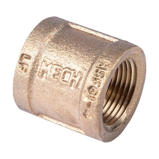 3/4" Lead Free Brass Coupling