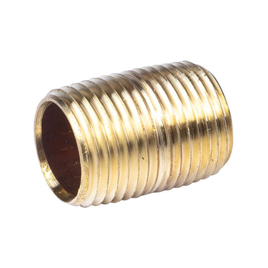 1/2" x Close Lead Free Brass Nipple