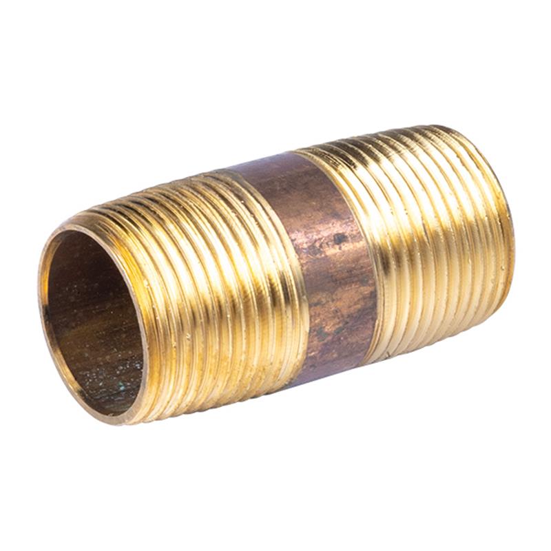 3/4" x 2" Lead Free Brass Nipple