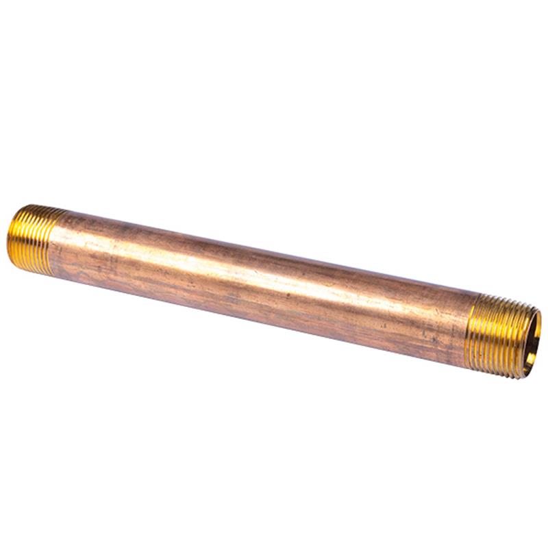 1" x 10" Lead Free Brass Nipple