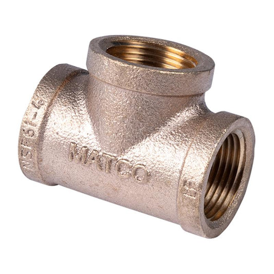1" Lead Free Brass Tee