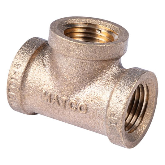 1/2" Lead Free Brass Tee