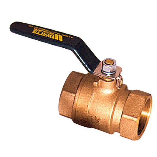 Watts FBV 1 1/4" IPS Ball Valve QT