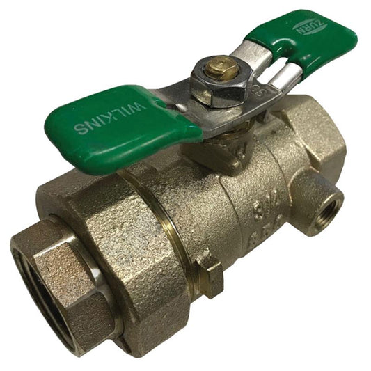 Wilkins 3/4" IPS Inlet Union Ball Valve