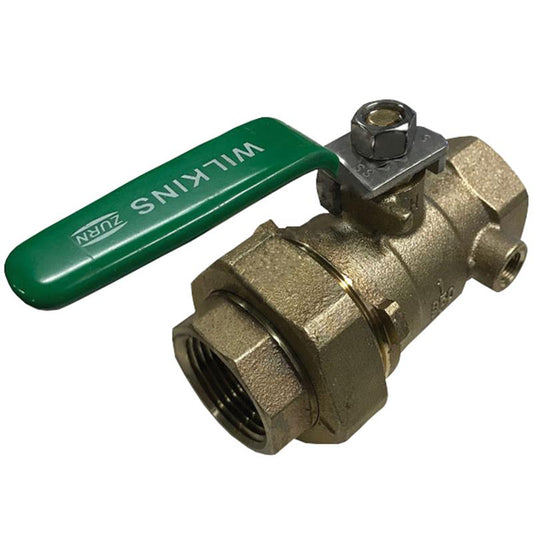 Wilkins 1" IPS Inlet Union Ball Valve