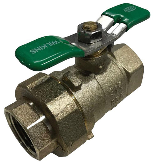 Wilkins 3/4" IPS Outlet Union Ball Valve