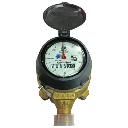 5/8" x 3/4" Badger M-25 Cubic Feet Direct Read